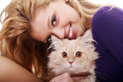 Feline zoonosis cat_girl