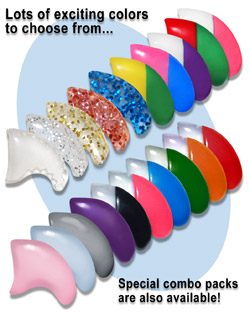 Softpaws come in a lot of exciting colors and color combinations.